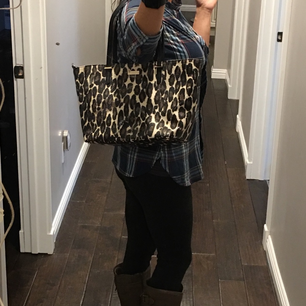 ❤️NEW POST!!! ❤️ RARE! Kate Spade Leopard Tote Handbag. - Picture 6 of 8
